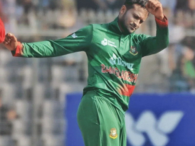 Shakib becomes first Bangladesh player to register 300 ODI wickets