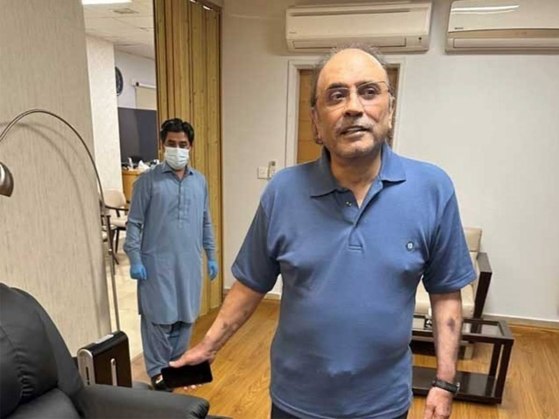 Asif Zardari back home in good health