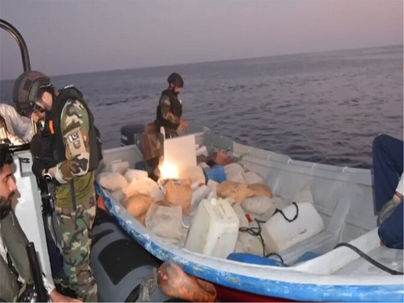 Pakistan Navy seizes $26m worth of hashish in Arabian Sea operation