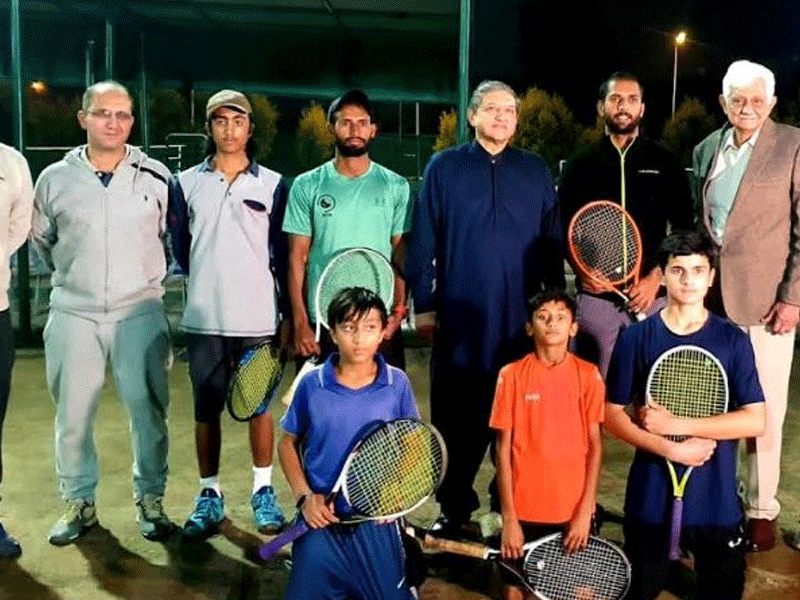 Islamabad Tennis Complex gets LED lights thru PPP Senator Mandviwalla’s support