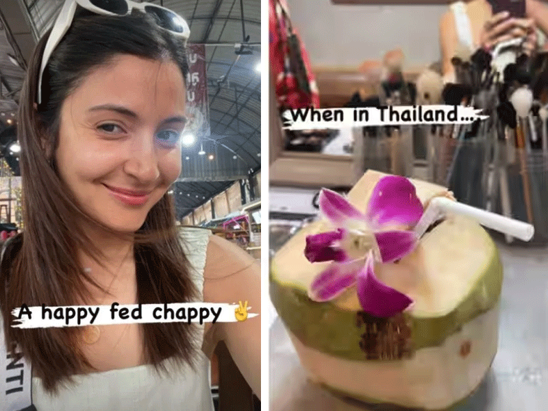 Anushka Sharma’s Thailand trip, complete with vegetarian treats & candy shopping