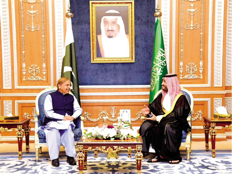 PM, KSA Crown Prince vow to cement ties in diversified fields