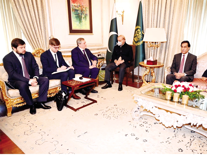 PM Shehbaz, Russian Energy Minister discuss oil, gas pipeline matters at length