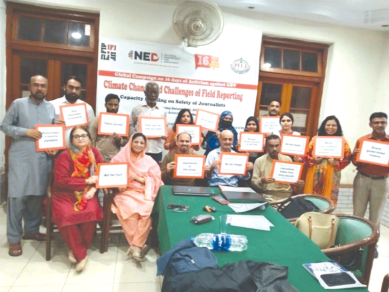 Freelance journalists trained on safety in field reporting