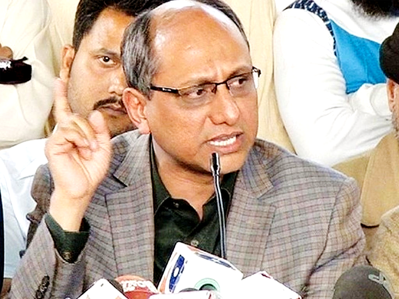 Saeed Ghani hints PPP may shake hands with JI but not PTI