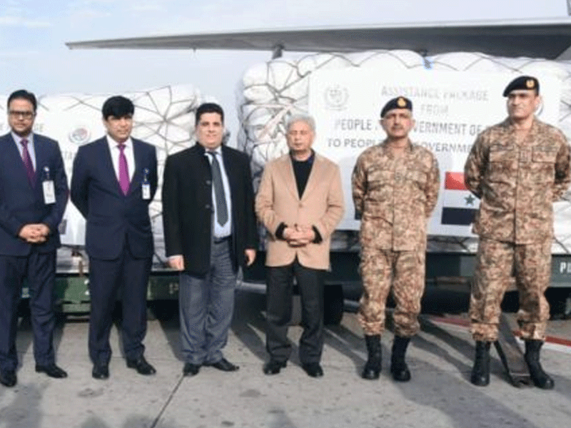 Pakistan dispatches emergency relief assistance to earthquake-hit Syria