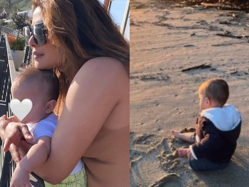 Priyanka spends ‘afternoon’ with Malti Marie at beach