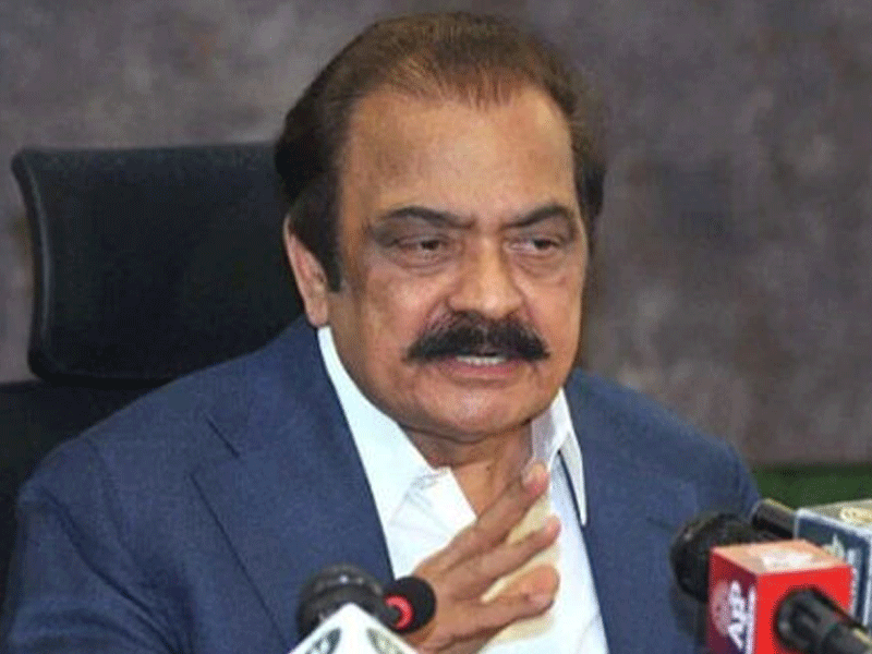 Election to take place in 1st week of Feb: Rana Sanaullah