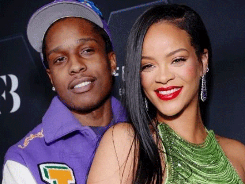 A$AP Rocky blows off steam with Rihanna amid gun charges