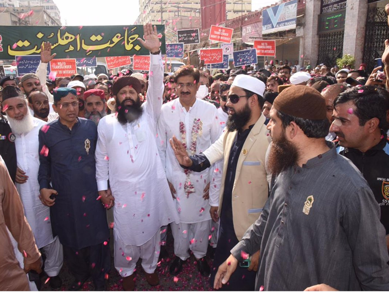 CM Murad led Eid Milad-un-Nabi procession