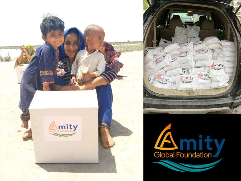 Amity Global Foundation kicks-off ‘food distribution drive’ in Sujawal