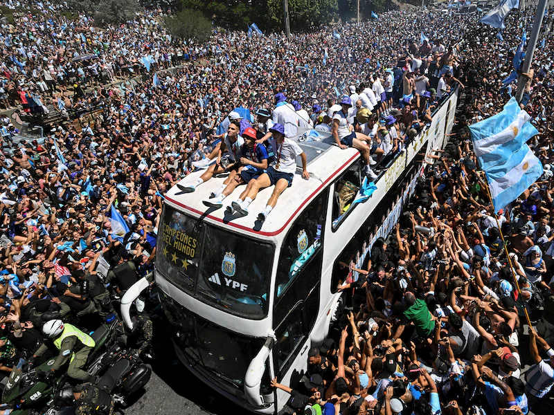 Fan gloom as Argentina World Cup victory parade ends abruptly