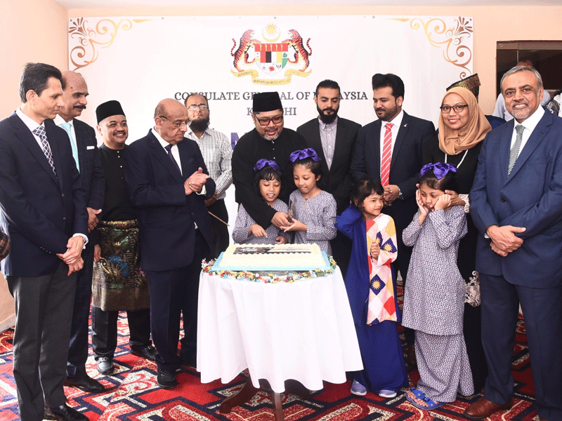 CG Malaysia hoists flag at Consulate to mark National Day