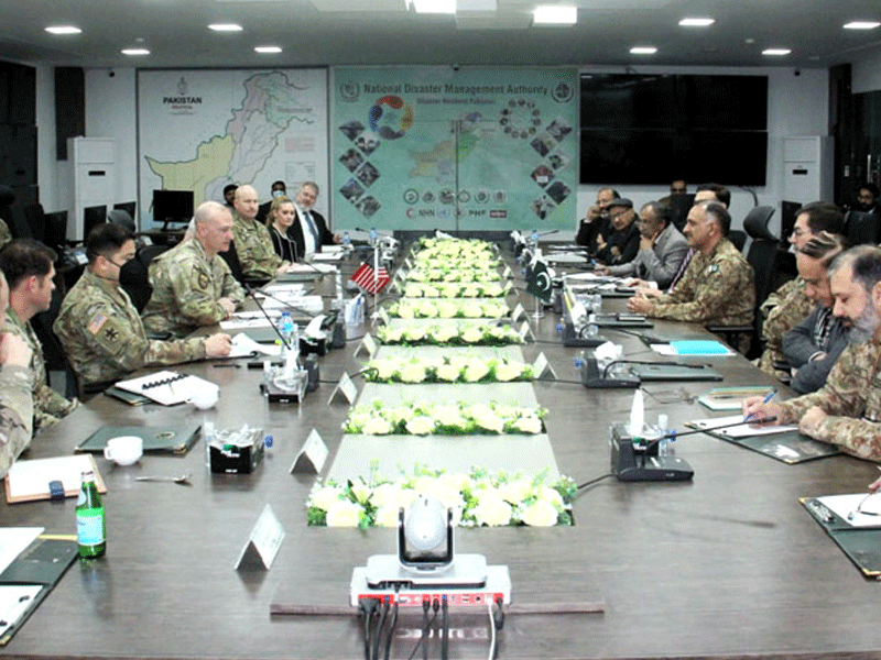 US ARCENT team arrives Pakistan, visits NDMA