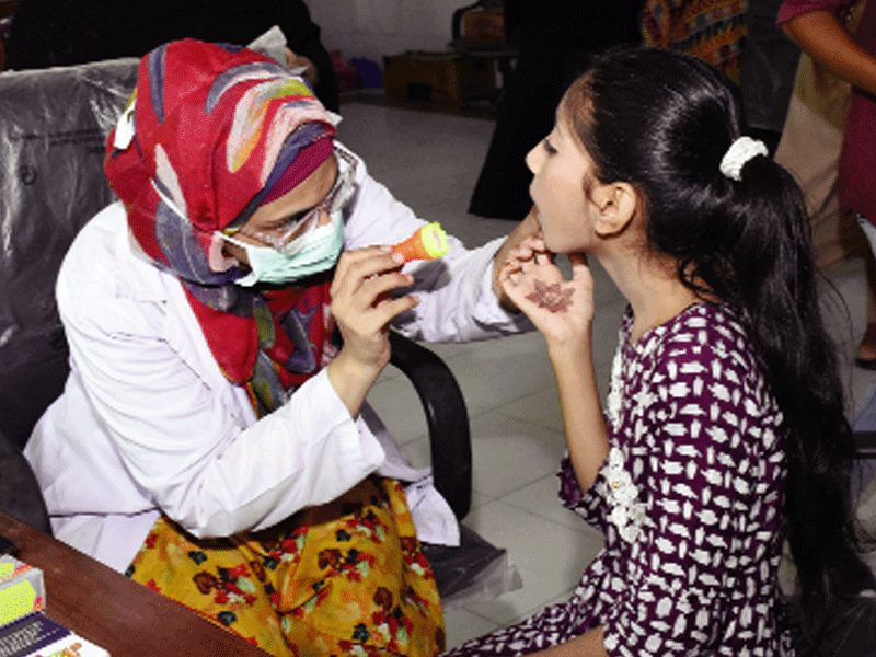 Arts Council Karachi-District Central organises free medical camp