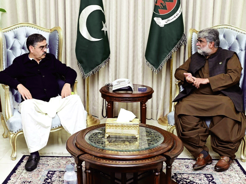 PM Kakar calls on Balochistan CM