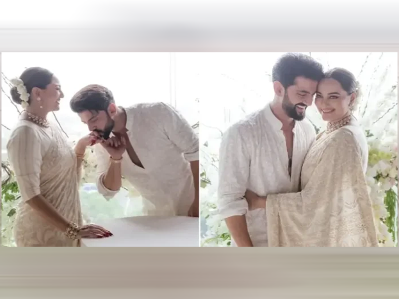 Sonakshi Sinha ties the knot, pictures go viral