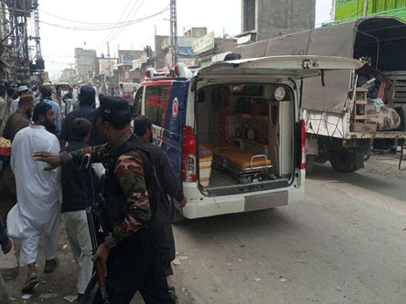 Bomb explosion claims 5 lives D.I. Khan