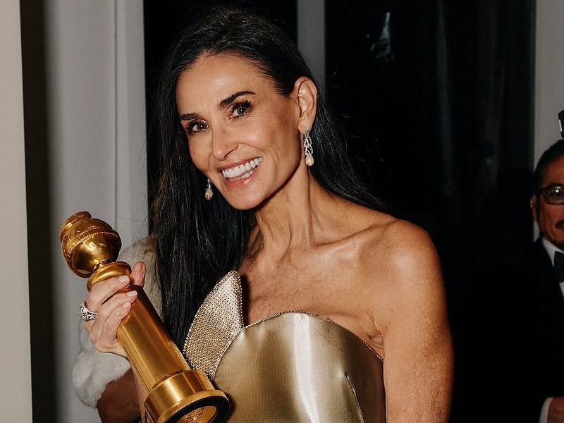 Demi Moore earns first Oscar nomination for ‘The Substance’